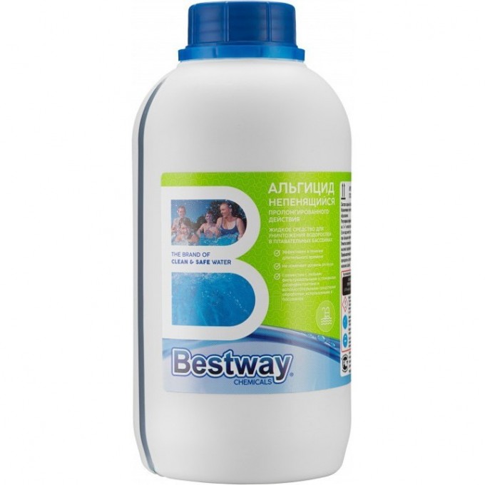 Альгицид для устранения и предупреждения образования водорослей BESTWAY (750 г) AP0.75L BW Альгицид для устранения и предупреждения образования водорослей BESTWAY (750 г) AP0.75L BW