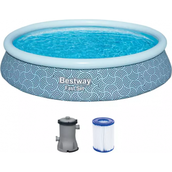 Бассейн BESTWAY FAST SET 396х84см, 7340л, фильтр-насос 2006л/ч
