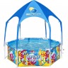 Детский каркасный бассейн BESTWAY 183х51 см с навесом, 930 л 5618T BW Детский каркасный бассейн BESTWAY 183х51 см с навесом, 930 л 5618T BW