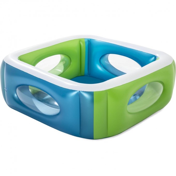 Детский надувной бассейн BESTWAY 168х168х56см с окошками 51132 BW Детский надувной бассейн BESTWAY 168х168х56см с окошками 51132 BW