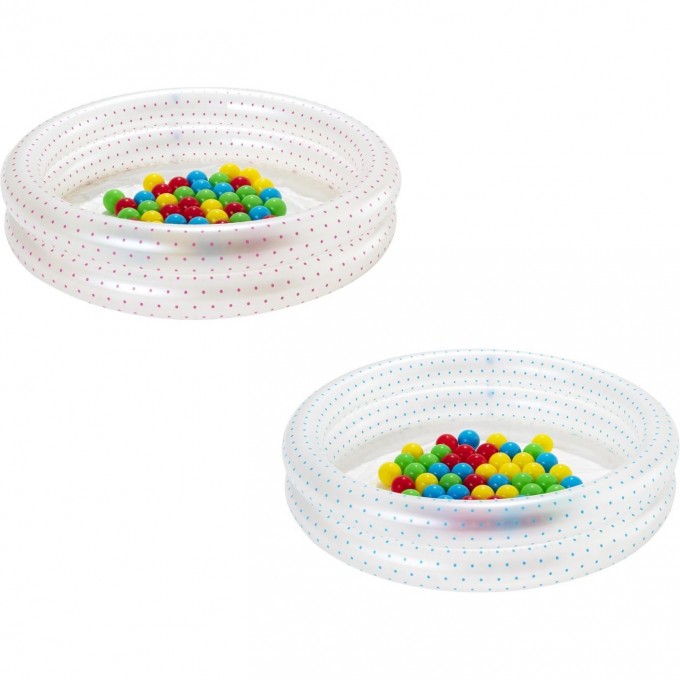 Детский надувной бассейн BESTWAY 91x20см с мячами (50шт) 51141 BW Детский надувной бассейн BESTWAY 91x20см с мячами (50шт) 51141 BW