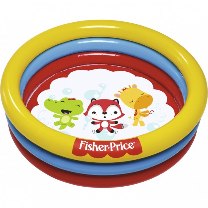 Детский надувной бассейн BESTWAY FISHER PRICE 91х25 см, с мячами (25 шт), от 2 лет 93501 BW Детский надувной бассейн BESTWAY FISHER PRICE 91х25 см, с мячами (25 шт), от 2 лет 93501 BW