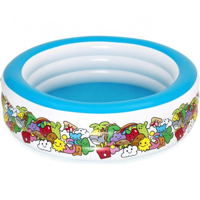 Детский надувной бассейн BESTWAY Подводный мир 196х53см 700л, от 6 лет 51122 BW Детский надувной бассейн BESTWAY Подводный мир 196х53см 700л, от 6 лет 51122 BW
