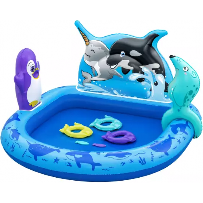 Детский надувной бассейн BESTWAY POLAR PALS 134x131x73cм 53156 BW Детский надувной бассейн BESTWAY POLAR PALS 134x131x73cм 53156 BW