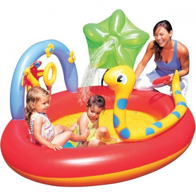 Игровой бассейн BESTWAY 192х150х88 см с разбрызгивателем и кольцами, 160 л 53026 BW Игровой бассейн BESTWAY 192х150х88 см с разбрызгивателем и кольцами, 160 л 53026 BW