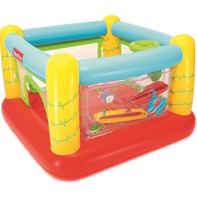 Игровой центр-батут BESTWAY 175x173x114см "Fisher Price" с мячами (25шт), от 3 лет 93542 BW Игровой центр-батут BESTWAY 175x173x114см "Fisher Price" с мячами (25шт), от 3 лет 93542 BW