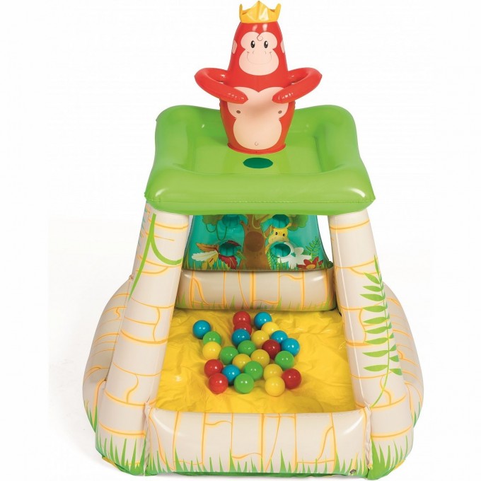 Игровой центр BESTWAY 52266 ДЖКНГЛИ 89х86х107см с мячами (25шт), от 2 лет 52266 BW Игровой центр BESTWAY 52266 ДЖКНГЛИ 89х86х107см с мячами (25шт), от 2 лет 52266 BW