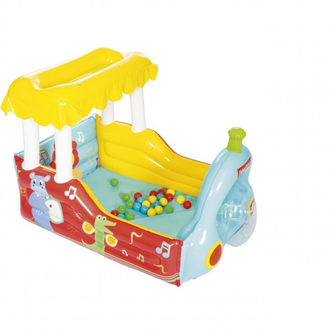 Игровой центр BESTWAY "ПАРОВОЗ FISHER PRICE" 132x94x89 см, с мячами (25 шт), от 2 лет 93537 BW Игровой центр BESTWAY "ПАРОВОЗ FISHER PRICE" 132x94x89 см, с мячами (25 шт), от 2 лет 93537 BW