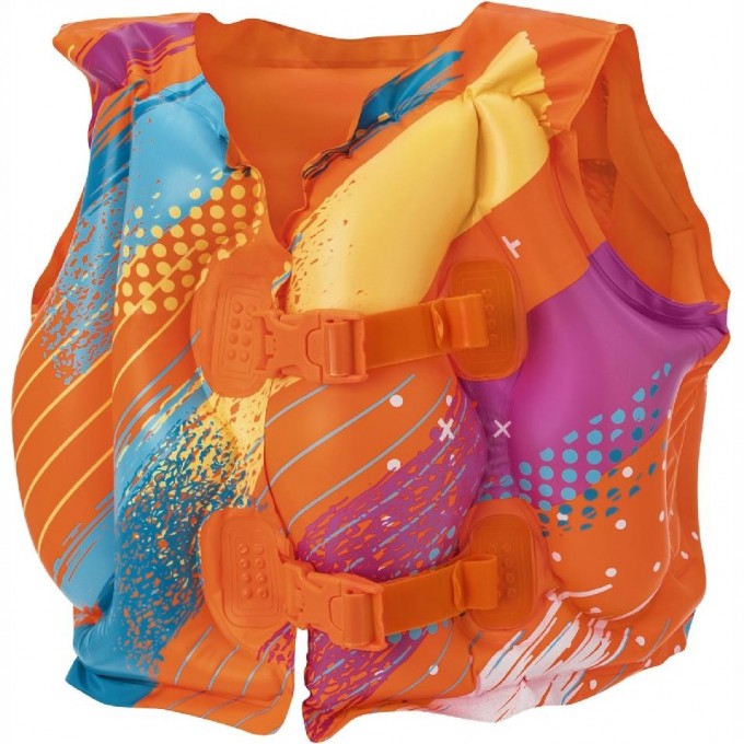 Жилет для плавания BESTWAY COLORIFY TOUGHLITE 32272 41x30 см, 3-6 лет 32272 BW Жилет для плавания BESTWAY COLORIFY TOUGHLITE 32272 41x30 см, 3-6 лет 32272 BW