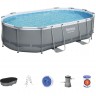 Каркасный бассейн BESTWAY POWER STEEL 488х305х107см + фильтр-насос 3028 л/ч, лестница, тент 56448 BW Каркасный бассейн BESTWAY POWER STEEL 488х305х107см + фильтр-насос 3028 л/ч, лестница, тент 56448 BW