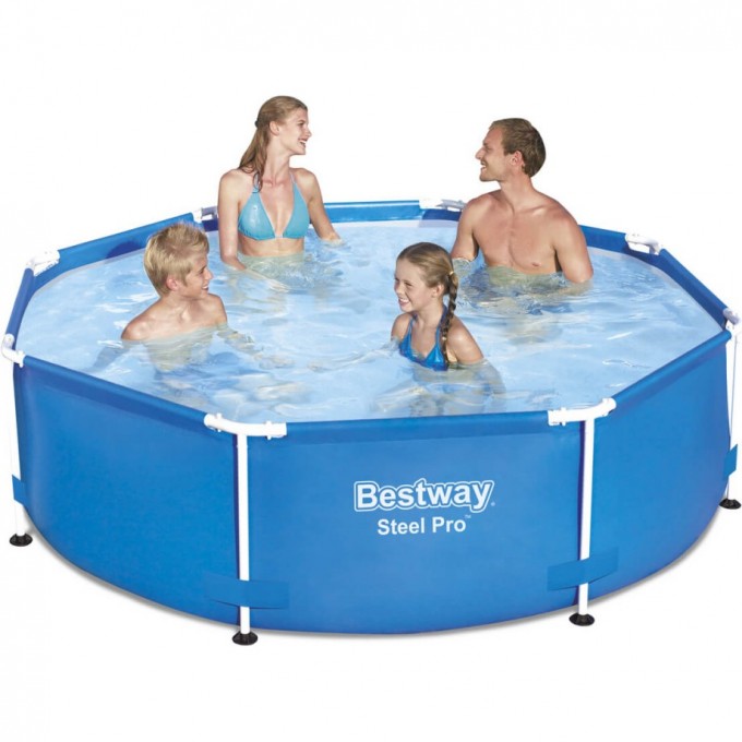 Каркасный бассейн BESTWAY STEEL PRO 244х76 см + фильтр-насос 1249 л/ч (5614C) 5614C BW Каркасный бассейн BESTWAY STEEL PRO 244х76 см + фильтр-насос 1249 л/ч (5614C) 5614C BW