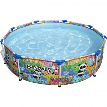 Каркасный бассейн BESTWAY STEEL PRO 274х66см, 3221л Каркасный бассейн BESTWAY STEEL PRO 274х66см, 3221л