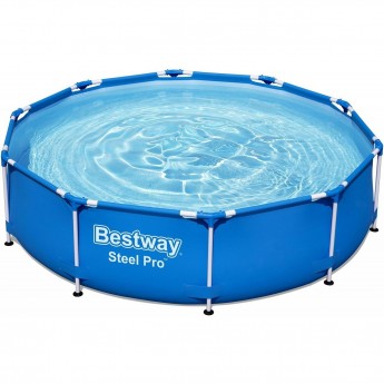 Каркасный бассейн BESTWAY STEEL PRO 305х76см, 4678л Каркасный бассейн BESTWAY STEEL PRO 305х76см, 4678л