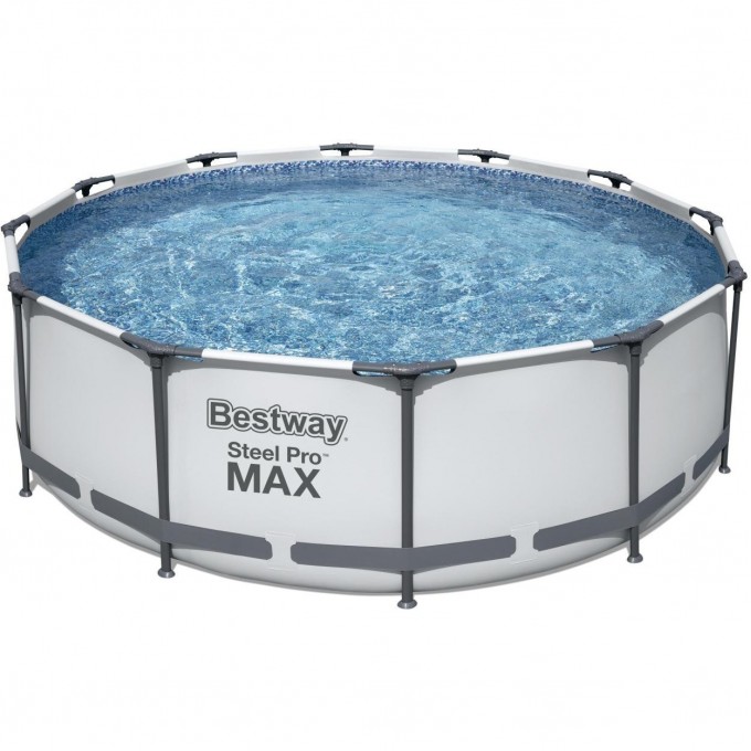 Каркасный бассейн BESTWAY STEEL PRO MAX 366х100см, 9150л + фильтр-насос 2006 л/ч 56260 BW Каркасный бассейн BESTWAY STEEL PRO MAX 366х100см, 9150л + фильтр-насос 2006 л/ч 56260 BW