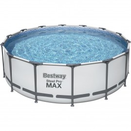 Каркасный бассейн BESTWAY STEEL PRO MAX 427х122см, 15232л + фильтр-насос 3028 л/ч, тент, лестница Каркасный бассейн BESTWAY STEEL PRO MAX 427х122см, 15232л + фильтр-насос 3028 л/ч, тент, лестница
