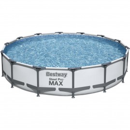 Каркасный бассейн BESTWAY STEEL PRO MAX 427х84см, 10220л + фильтр-насос 2006 л/ч Каркасный бассейн BESTWAY STEEL PRO MAX 427х84см, 10220л + фильтр-насос 2006 л/ч