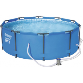 Каркасный бассейн BESTWAY STEEL PRO MAX 56984 305х100см, 6148л, с картриджным фильтром Каркасный бассейн BESTWAY STEEL PRO MAX 56984 305х100см, 6148л, с картриджным фильтром