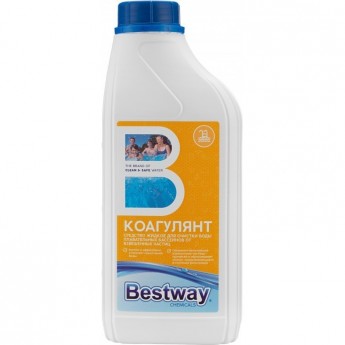 Коагулянт - средство для очистки воды от взвешенных частиц BESTWAY ( 1,1 кг)