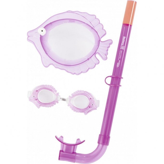 Комплект для плавания BESTWAY МОРСКИЕ ОБИТАТЕЛИ 3-6 лет, фиолетовый 24019 BW FIOLETOBYII Комплект для плавания BESTWAY МОРСКИЕ ОБИТАТЕЛИ 3-6 лет, фиолетовый 24019 BW FIOLETOBYII