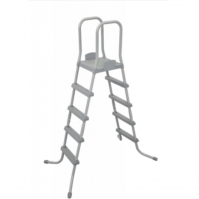 Лестница для бассейнов BESTWAY до 132см, 4 ступеньки, с площадкой 58337 BW Лестница для бассейнов BESTWAY до 132см, 4 ступеньки, с площадкой 58337 BW