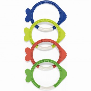 Набор для подводной игры "Кольца - Рыбки" BESTWAY от 3 лет, 4 цвета в наборе Набор для подводной игры "Кольца - Рыбки" BESTWAY от 3 лет, 4 цвета в наборе