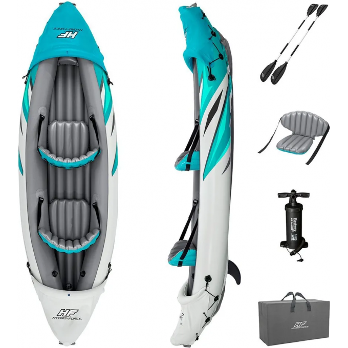 Надувная байдарка BESTWAY RAPID ELITE X2 KAYAK 65142 312x98см 65142 BW Надувная байдарка BESTWAY RAPID ELITE X2 KAYAK 65142 312x98см 65142 BW