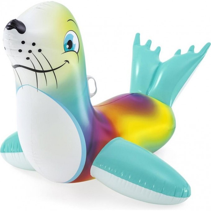 Надувная игрушка-наездник BESTWAY Тюлень 157х114см с ручками, до 45кг, от 3 лет 41479 BW Надувная игрушка-наездник BESTWAY Тюлень 157х114см с ручками, до 45кг, от 3 лет 41479 BW