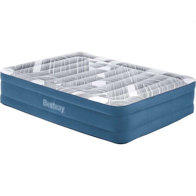 Надувная кровать 152х203х46см BESTWAY TRITECH FASHION FLOCK 6713C-BW Надувная кровать 152х203х46см BESTWAY TRITECH FASHION FLOCK 6713C-BW