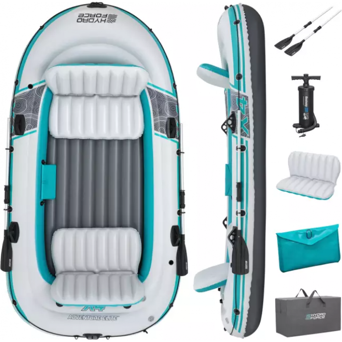 Надувная лодка BESTWAY ADVENTURE ELITE X4 RAFT SET 315х165 см (до 500 кг) 65158 BW Надувная лодка BESTWAY ADVENTURE ELITE X4 RAFT SET 315х165 см (до 500 кг) 65158 BW