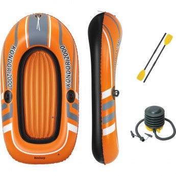 Надувная лодка BESTWAY KONDOR 2000 196х114см, до 120кг Надувная лодка BESTWAY KONDOR 2000 196х114см, до 120кг