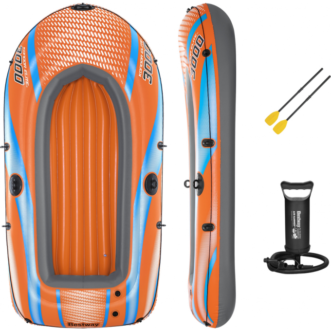 Надувная лодка BESTWAY KONDOR ELITE 3000 61145 246х122см, до 200кг 61145 BW Надувная лодка BESTWAY KONDOR ELITE 3000 61145 246х122см, до 200кг 61145 BW