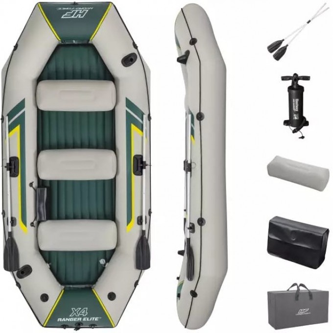 Надувная лодка BESTWAY RANGER ELITE X4 RAFT SET 320х148х47 см, вёсла, насос 62086, до 500кг 65157 BW Надувная лодка BESTWAY RANGER ELITE X4 RAFT SET 320х148х47 см, вёсла, насос 62086, до 500кг 65157 BW