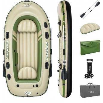 Надувная лодка BESTWAY VOYAGER X3 65164 294x137см, до 360кг Надувная лодка BESTWAY VOYAGER X3 65164 294x137см, до 360кг
