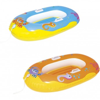 Надувная лодочка BESTWAY 137х89см "Крабики" 3-6 лет Надувная лодочка BESTWAY 137х89см "Крабики" 3-6 лет