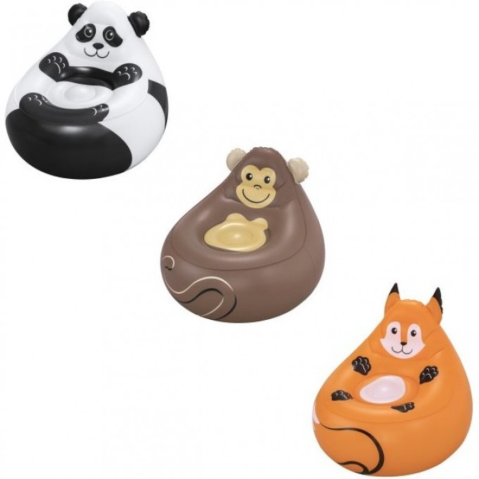 Надувное кресло BESTWAY COZY CRITTERS 75116 72х72см, 3 вида 75116 BW Надувное кресло BESTWAY COZY CRITTERS 75116 72х72см, 3 вида 75116 BW