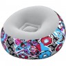 Надувное кресло BESTWAY INFLATE-A-CHAIR FLORAL 75111 112x112x66см 75111 BW Надувное кресло BESTWAY INFLATE-A-CHAIR FLORAL 75111 112x112x66см 75111 BW