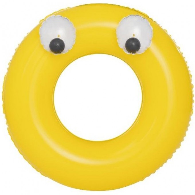 Надувной круг BESTWAY ГЛАЗАСТИКИ 91 см, от 10 лет, желтый 36119 BW JELTYII Надувной круг BESTWAY ГЛАЗАСТИКИ 91 см, от 10 лет, желтый 36119 BW JELTYII
