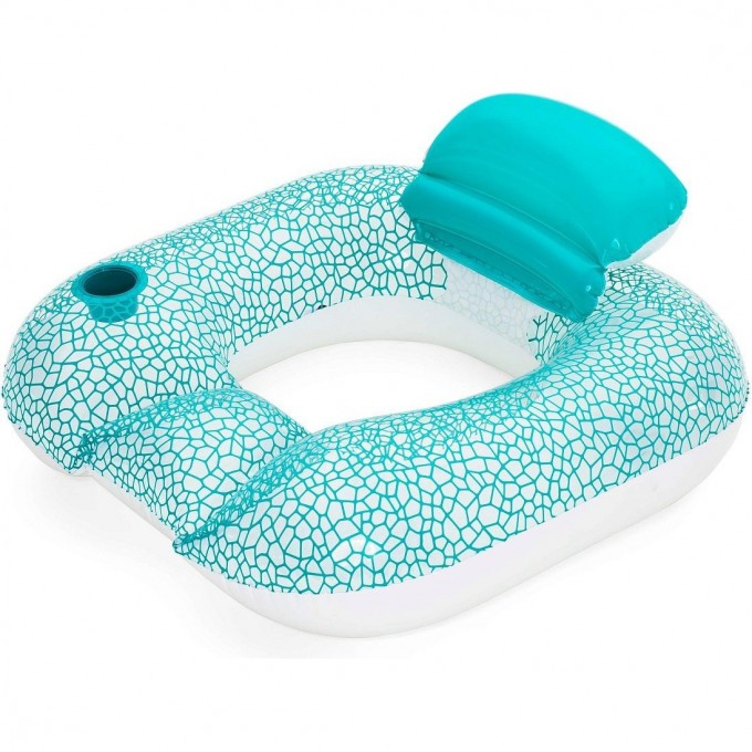 Надувной круг-кресло BESTWAY 102х94см с подстаканником, до 90кг 43097 BW Надувной круг-кресло BESTWAY 102х94см с подстаканником, до 90кг 43097 BW