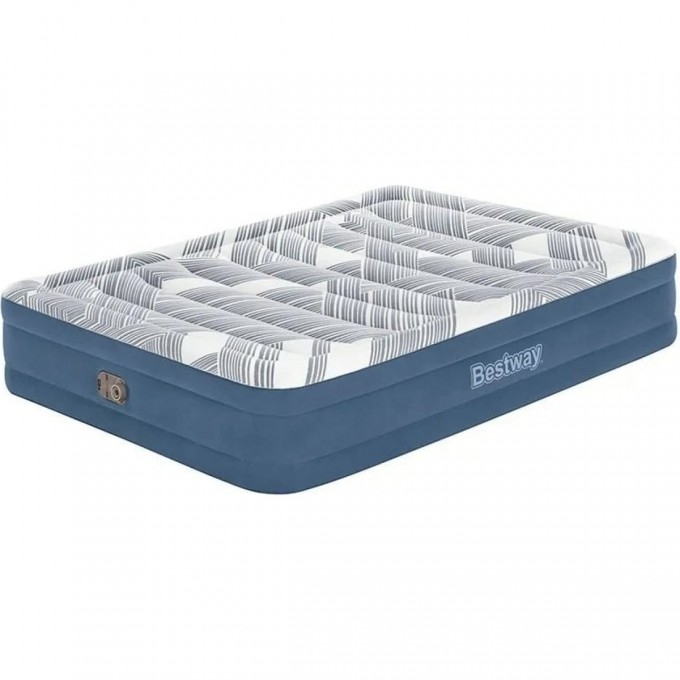 Надувной матрас BESTWAY TRITECH FASHION FLOCK QUEEN 203x152x36 см 6712Y 6712Y BW Надувной матрас BESTWAY TRITECH FASHION FLOCK QUEEN 203x152x36 см 6712Y 6712Y BW