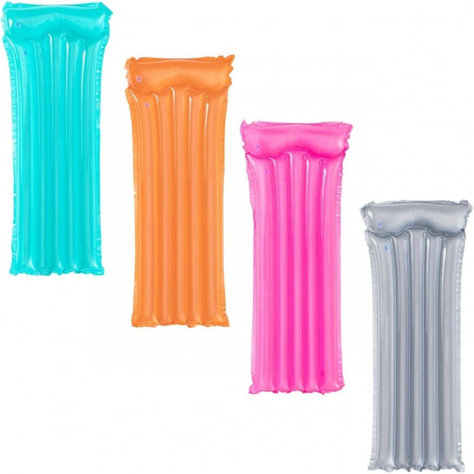 Надувной матрас для плавания BESTWAY МАТОВЫЙ 183х69см до 90кг, 3 цвета 44007 BW Надувной матрас для плавания BESTWAY МАТОВЫЙ 183х69см до 90кг, 3 цвета 44007 BW