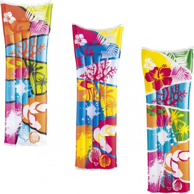 Надувной матрас для плавания BESTWAY МОДНЫЙ 183х69см до 90кг, 3 вида 44033 BW Надувной матрас для плавания BESTWAY МОДНЫЙ 183х69см до 90кг, 3 вида 44033 BW