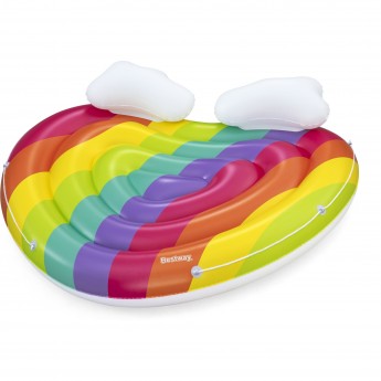 Надувной матрас-остров для плавания 175х163см BESTWAY РАДУЖНЫЕ СНЫ 43722 до 200кг Надувной матрас-остров для плавания 175х163см BESTWAY РАДУЖНЫЕ СНЫ 43722 до 200кг