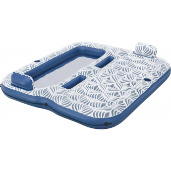 Надувной матрас-плот для плавания BESTWAY COMFORT PLUSH DOUBLE 204х188см для двоих, до 180кг Надувной матрас-плот для плавания BESTWAY COMFORT PLUSH DOUBLE 204х188см для двоих, до 180кг