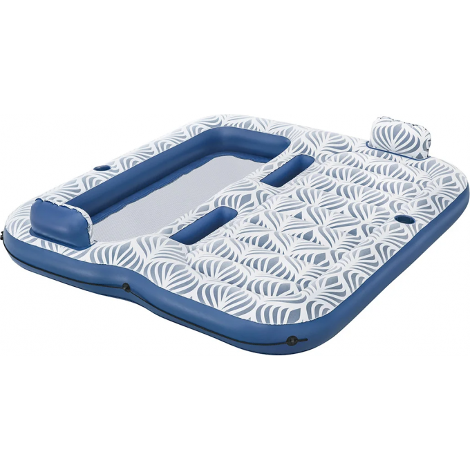 Надувной матрас-плот для плавания BESTWAY COMFORT PLUSH DOUBLE 204х188см для двоих, до 180кг 43653 BW Надувной матрас-плот для плавания BESTWAY COMFORT PLUSH DOUBLE 204х188см для двоих, до 180кг 43653 BW