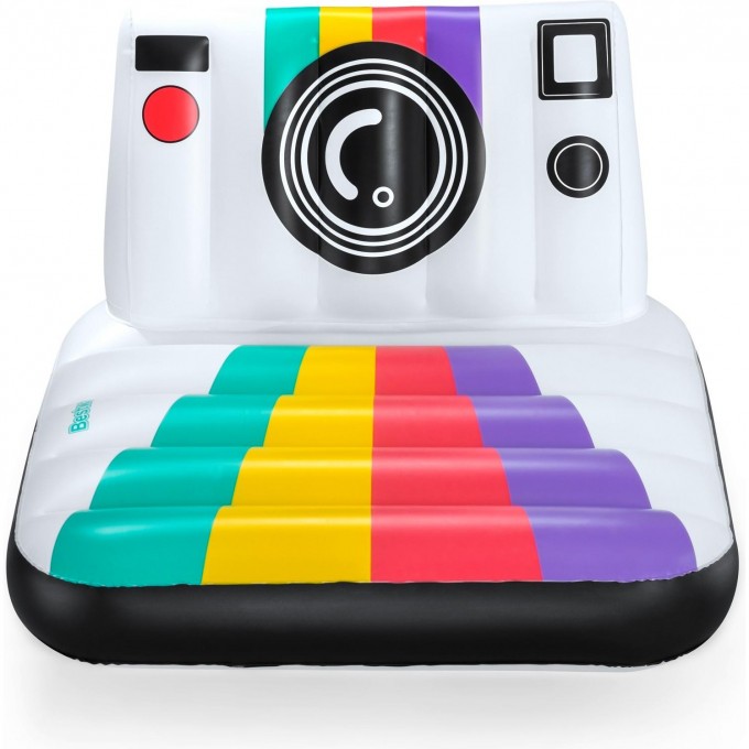 Надувной матрас-плот для плавания BESTWAY ФОТО 127х102см до 90кг 43656 BW Надувной матрас-плот для плавания BESTWAY ФОТО 127х102см до 90кг 43656 BW