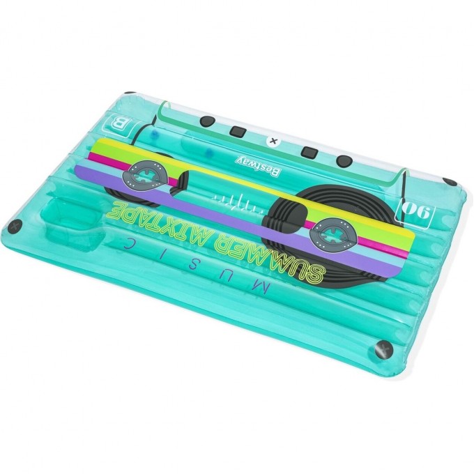 Надувной матрас-плот для плавания BESTWAY RETRO BEATS 174х117см до 90кг 43649 BW Надувной матрас-плот для плавания BESTWAY RETRO BEATS 174х117см до 90кг 43649 BW