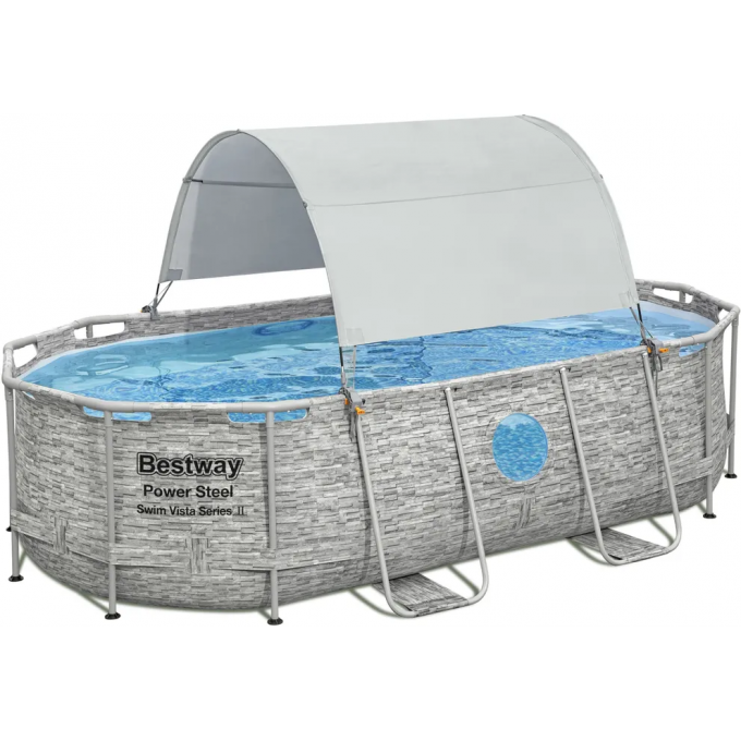 Навес для каркасного бассейна BESTWAY 58746 шириной бортов 210-340см 58746 BW Навес для каркасного бассейна BESTWAY 58746 шириной бортов 210-340см 58746 BW