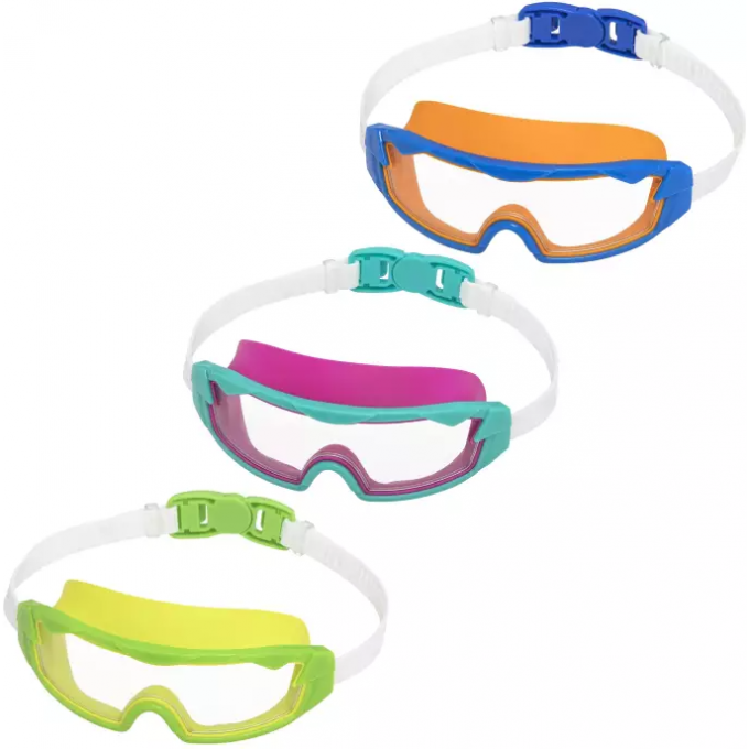 Очки для плавания BESTWAY "TIDAL SURG GOGGLES" от 7 лет 3 цвета 21179 BW Очки для плавания BESTWAY "TIDAL SURG GOGGLES" от 7 лет 3 цвета 21179 BW