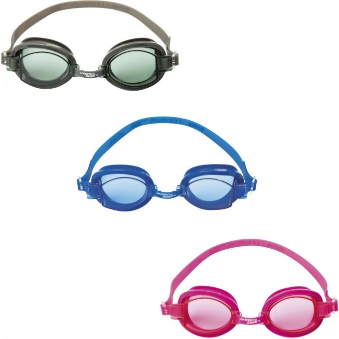 Очки для плавания BESTWAY SUN RAYS, 3 цвета, 7-14лет 21048 BW Очки для плавания BESTWAY SUN RAYS, 3 цвета, 7-14лет 21048 BW