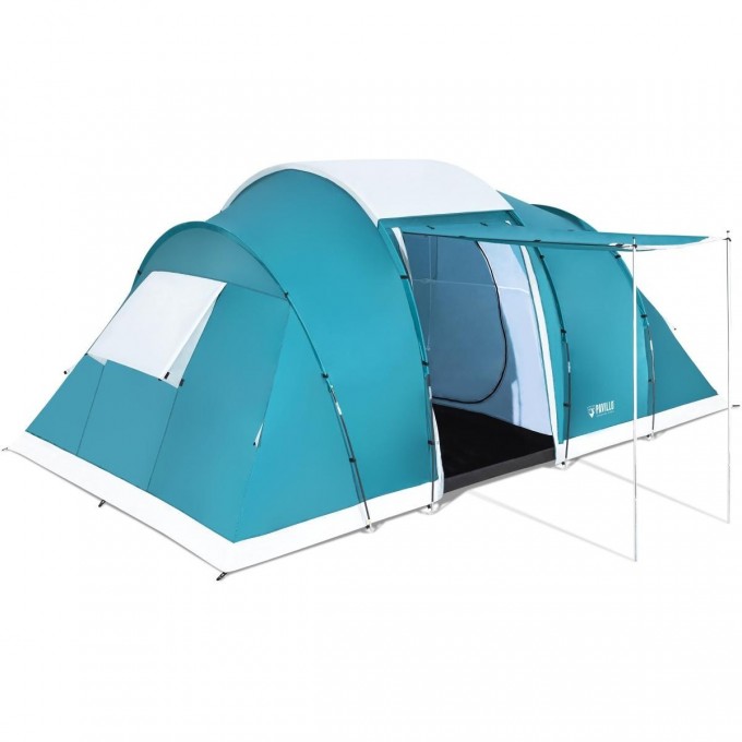 Палатка 6-местная BESTWAY FAMILY GROUND 6 490x280x200см, 2 слоя, 190T polyester PU, 3000мм, 120гр/м2 PE 68094 BW Палатка 6-местная BESTWAY FAMILY GROUND 6 490x280x200см, 2 слоя, 190T polyester PU, 3000мм, 120гр/м2 PE 68094 BW